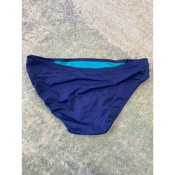 Title Nine Blue Pattern Two-Piece Tankini Set 36C Top XL Bottom Swimsuit - Picture 10 of 10